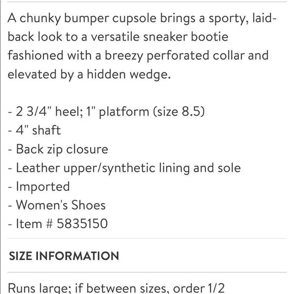 Steve Madden Winnie Sneaker Bootie, 9.5M - Picture 11 of 11